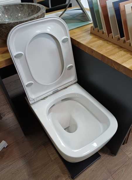 Wc Ness 50x34 bez rantu deska wolnoopadająca - wypinana