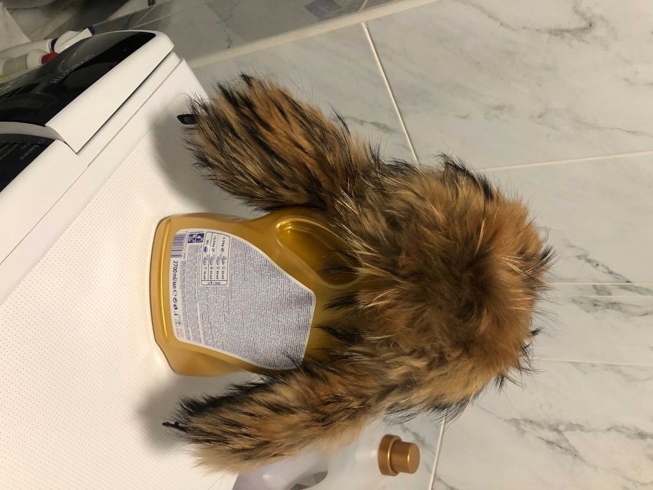 шапка ушанка меховая енот