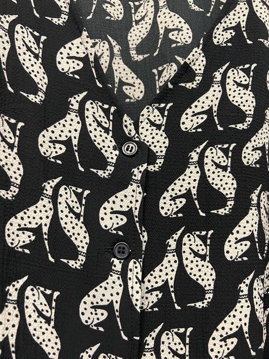 Плаття туніка  більшого розміру з цікавим принтом