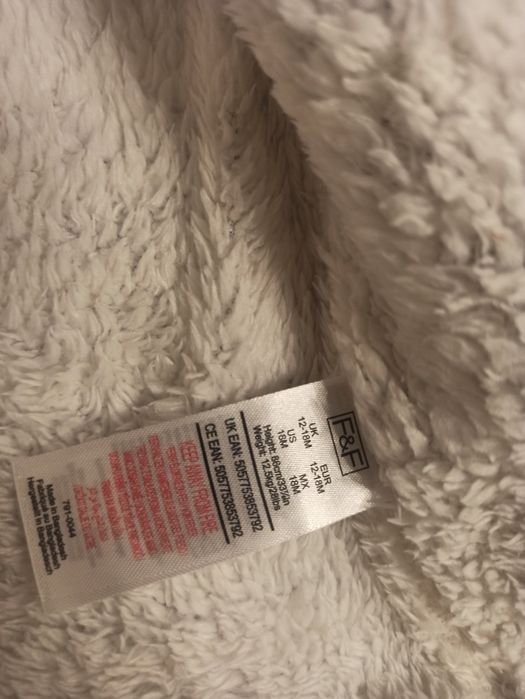 Gruby sweter dziewczęcy