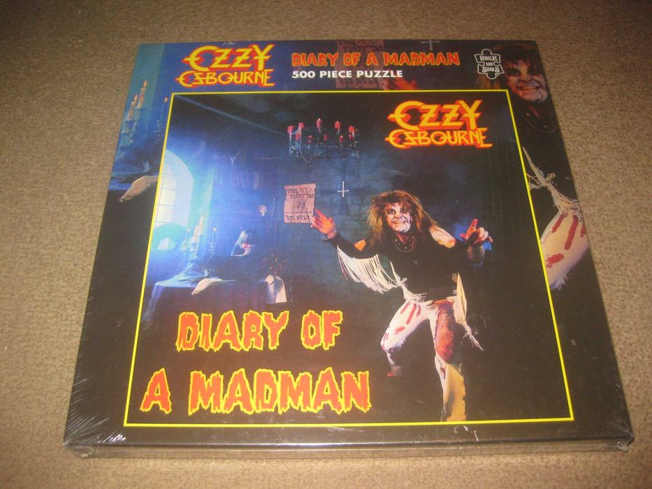 Puzzle do Ozzy Osbourne "Diary Of a Madman" Novo e Selado!