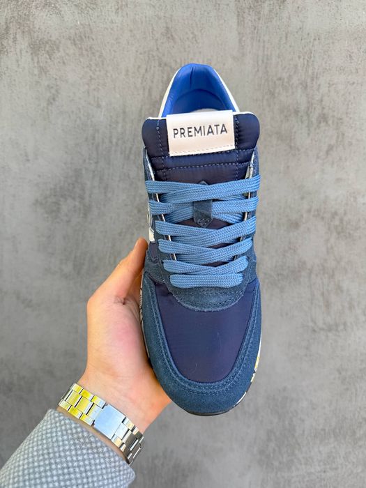 40-46 р кросівки Premiata Lander «Ocean» Navy/Blue