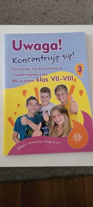 Nowe ćwiczenia - do koncentracji i spostrzegawczości klasa VII - VIII