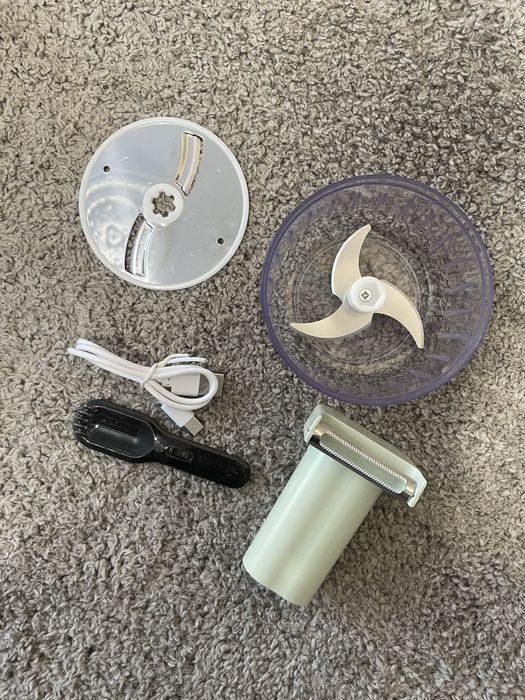 Elektryczny rozdrabniacz-siekacz-szczotka do warzyw Bezprzewodowy