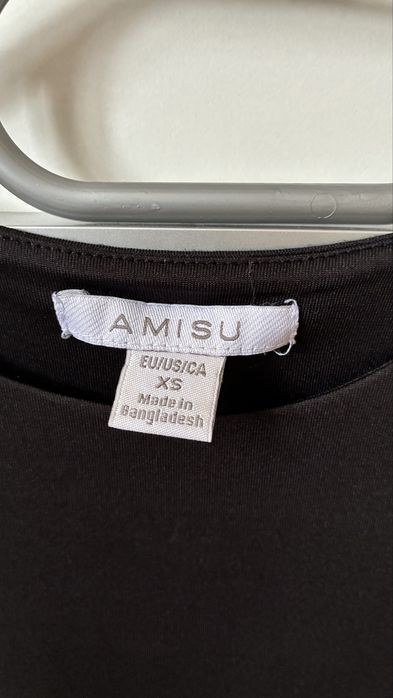 Czarne body XS/34 amisu new yorker