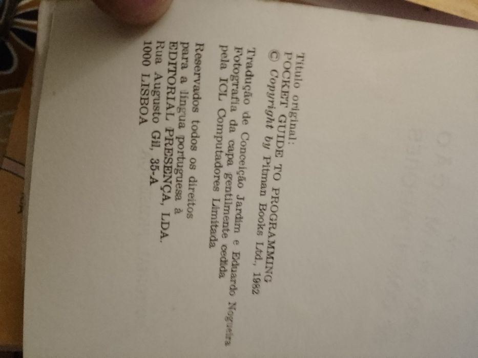 Livros de Programaçao antigos e outros  Desde 2E
