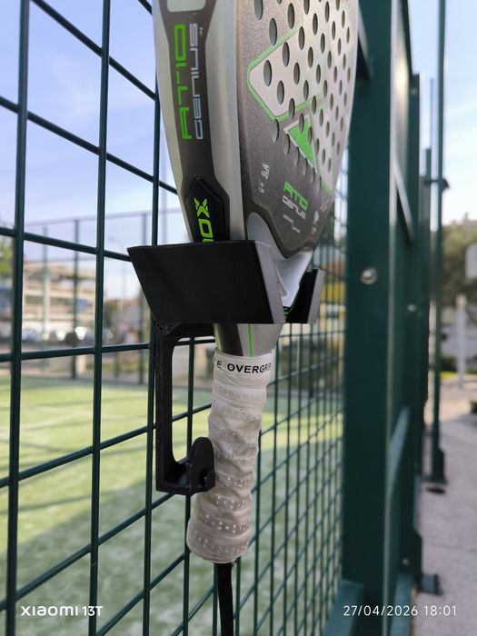 Suporte para raquetes de Padel