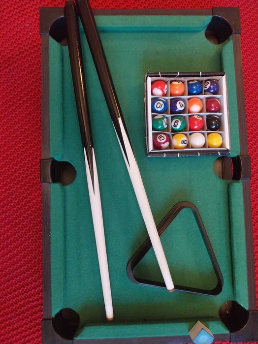 Mini bilard drewniany dla dzieci