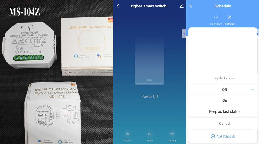Розумне реле WI-FI / Zigbee / RF433