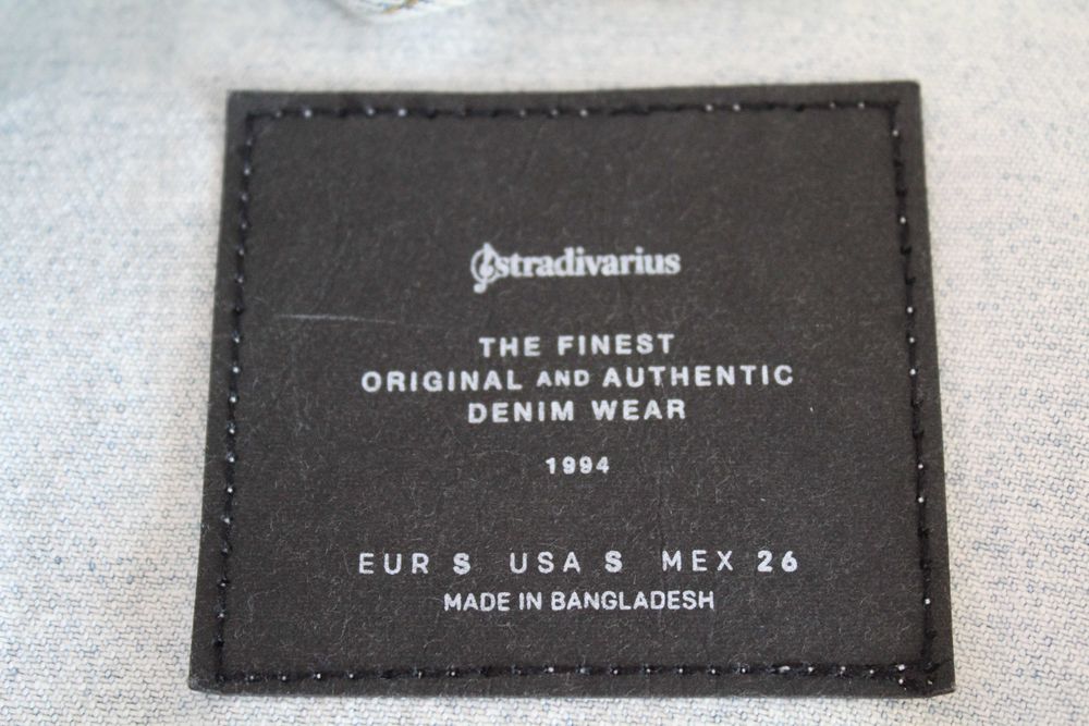 Casaco de ganga oversize tamanho S