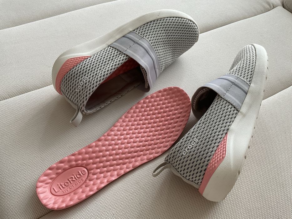 Crocs W8 слипоны, балетки наш 38 полноразмерные