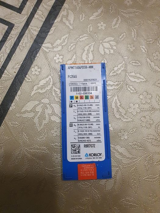 Режущие пластины