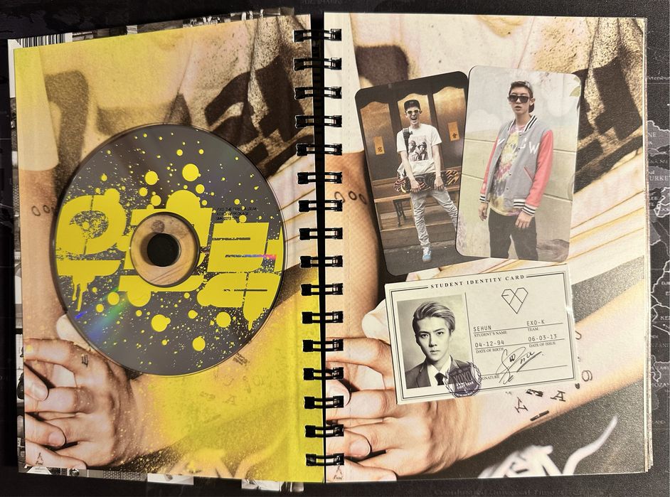 KPOP EXO - Growl (Chanyeol, Sehun) wersja koreańska