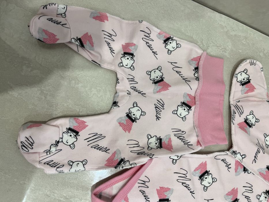 Бодік з довгим рукавчиком та повзунки р. 56-62