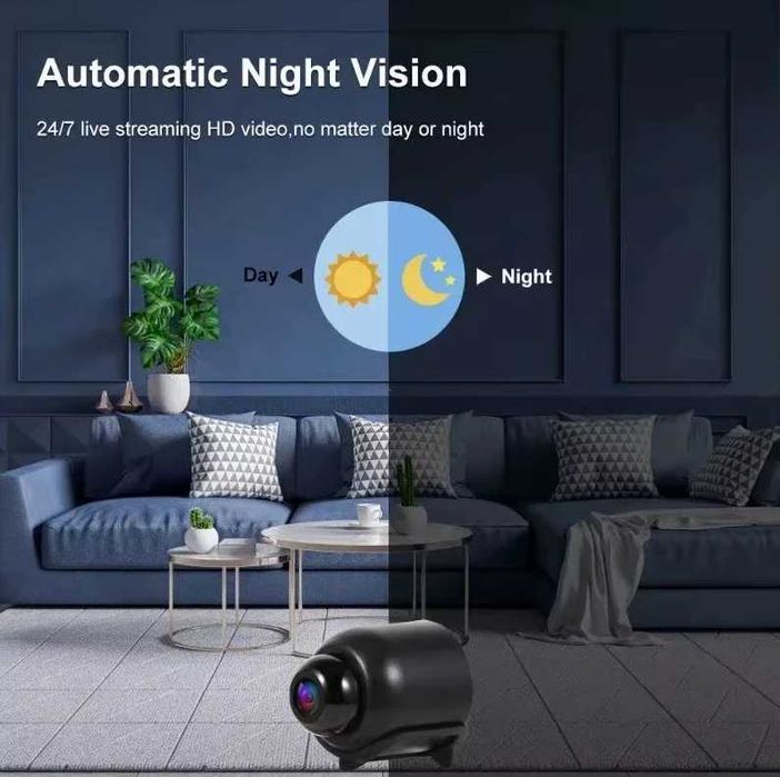Мини видеокамера X5 Mini 1080P с ночным виденьем и wifi