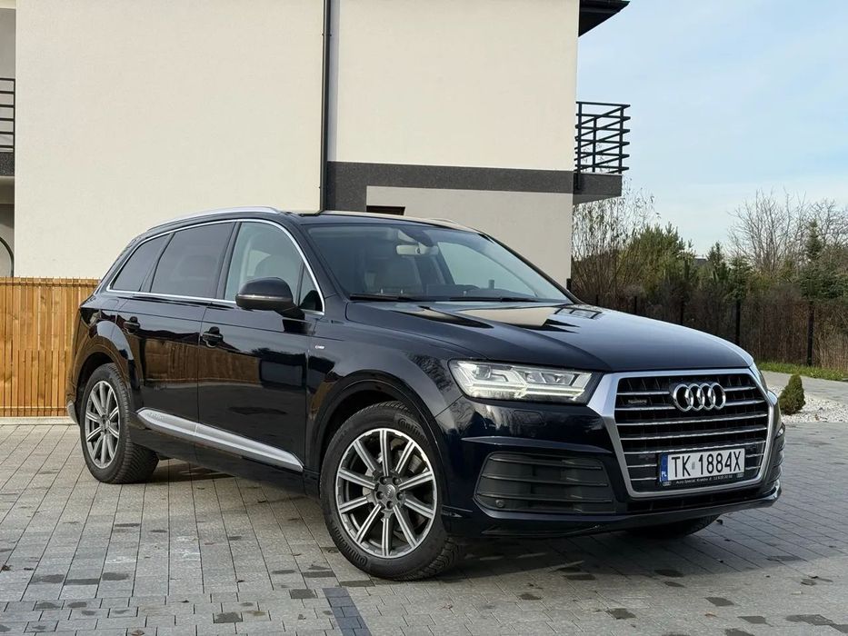 Audi Q7 FV 23%, Cena brutto, Gwarancja, S-Line, Nowe opony