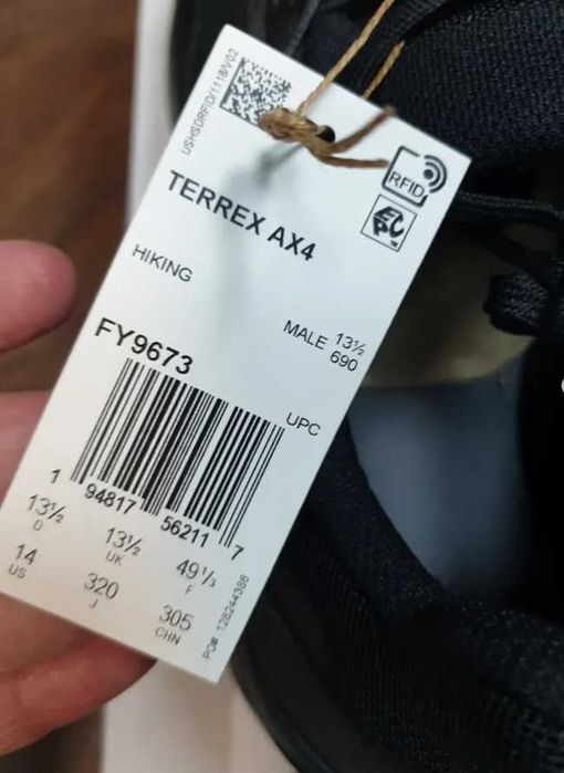кросівки Adidas Terrex 49 1/3 оригінал