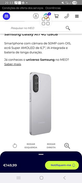 Telemovel novo na caixa e um relogio