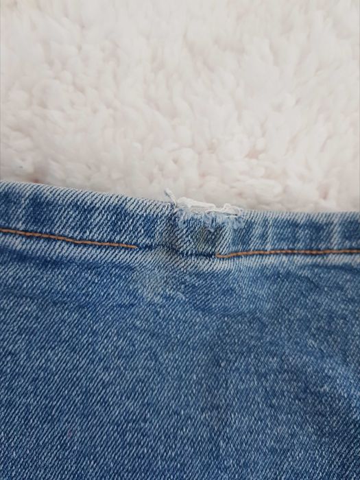 Mango jeansowy kombinezon z gorsetowym topem