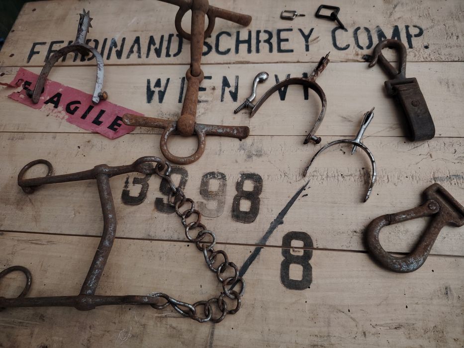 Ostrogi, Wędzidło,Musztuk,Armia Austro-Węgry