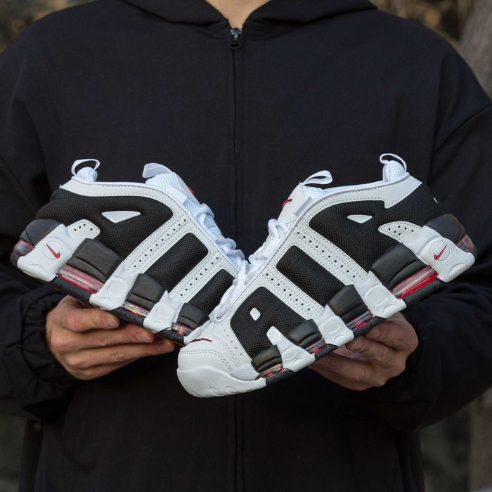 !SALE! Nike Air More Uptempo Low White Black 40 41 42 43 44 45 найк