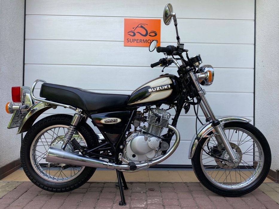 Suzuki GN 125i250 GENEK Na Grzyby Ryby Film Do Lasu i Nad Wodę