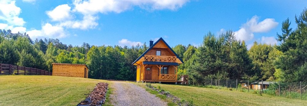 Domek na wyłączność | 6 osób | duża działka | plac zabaw | las I  Chabrowe Roztocze 
 Domek na wyłączność | 6 osób | duża działka | plac zabaw | las