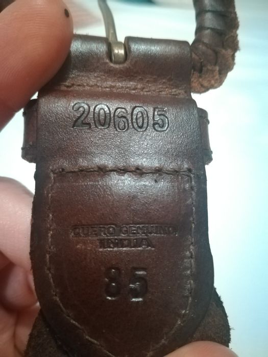 Cinto de pele El Corte Inglés