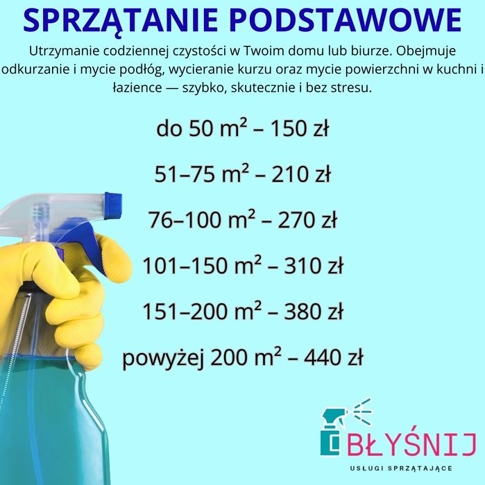 Sprzątanie mieszkania/domu