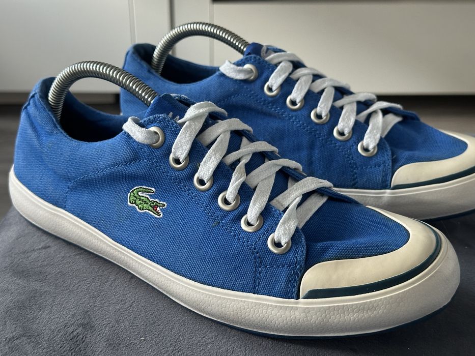 Trampki Lacoste - Niebieskie Canvas