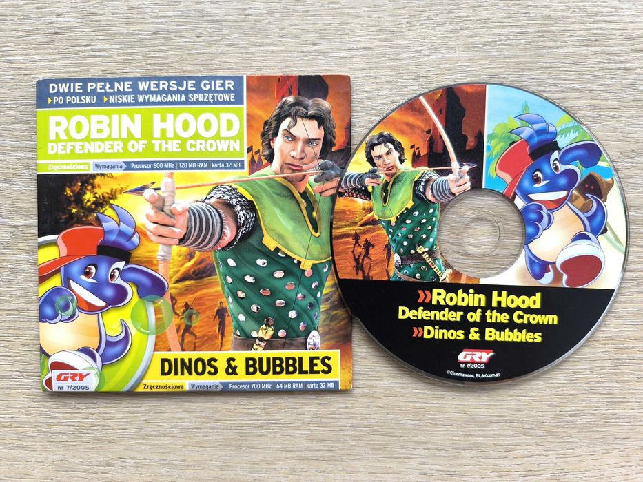 Robin Hood Defender of the Crown + Dinos and Bubbles [PC] (PL)