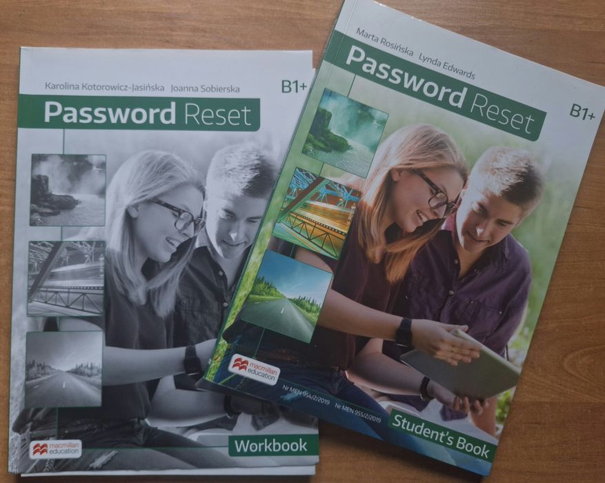 password reset B1+ podręcznik i ćwiczenia
