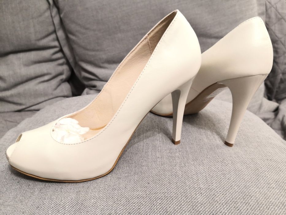Buty ślubne La Boda Swarovski r38. jak r.37/37,5