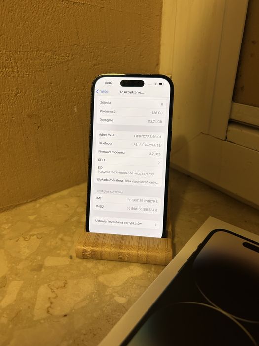 iPhone 14 Pro Space Black 128GB