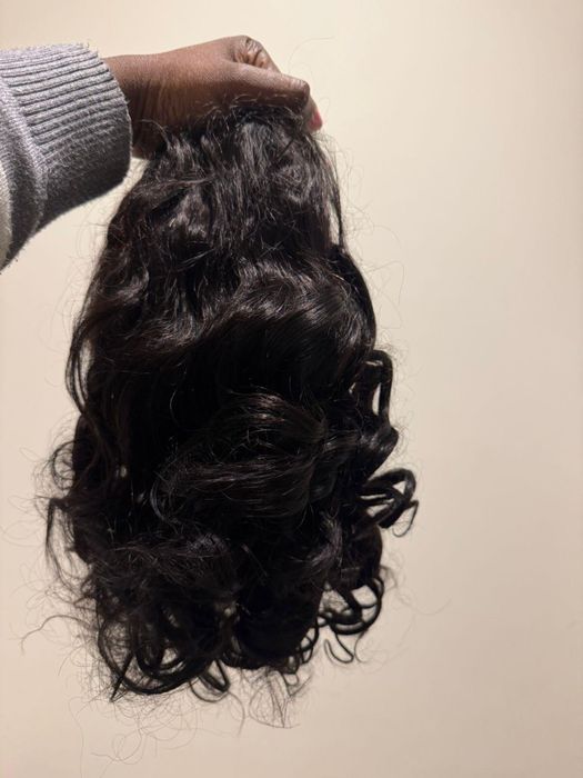 Peruca ondulada  cabelo  humano indiano