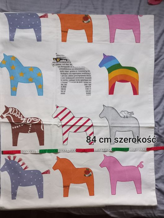 Materiał w koniki 85x205