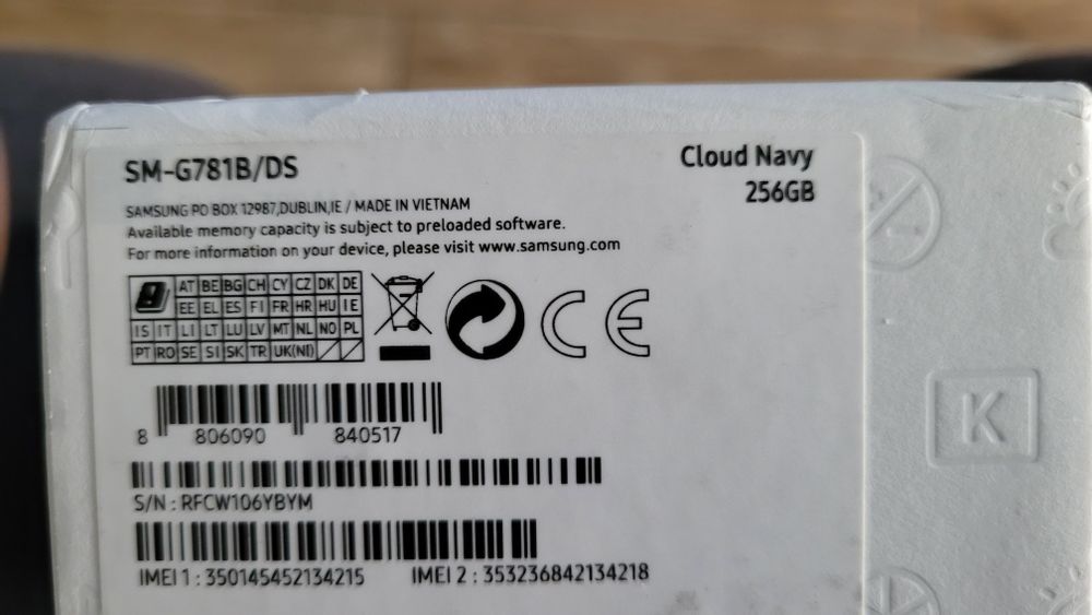 Samsung s20 fe 256gb