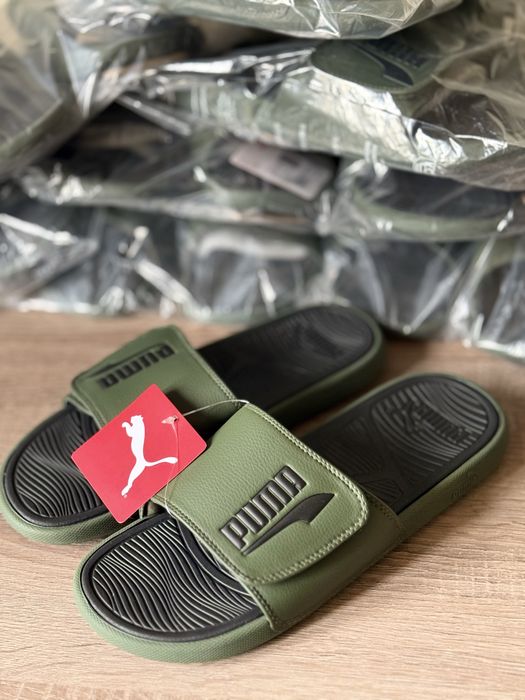 Мужские шлепки Puma. Чоловічі шльопанці Puma