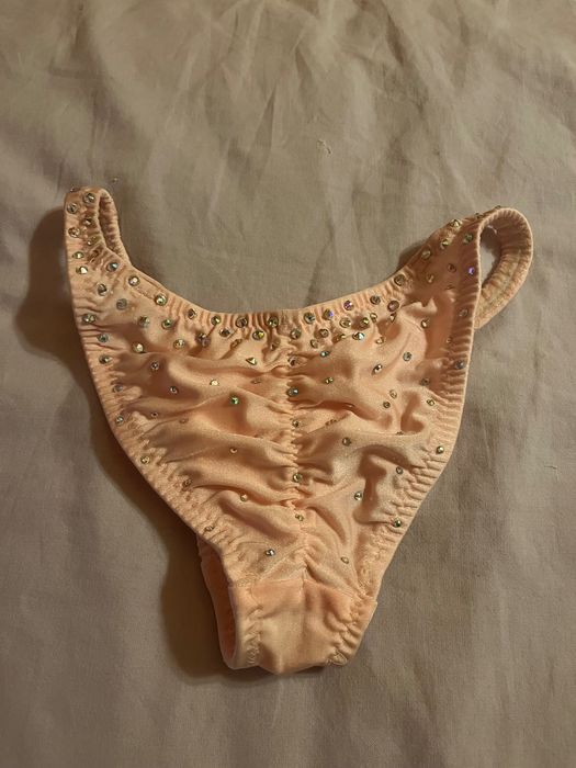 Strój sceniczny, fitness bikini + bransoletki i kolczyki