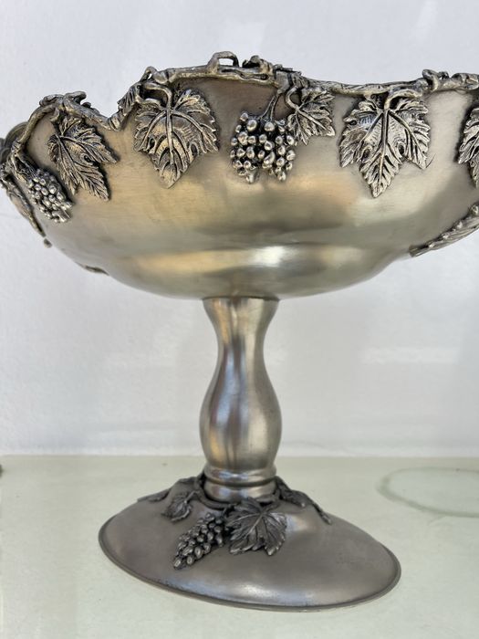 Fruteira / Centro de Mesa em Estanho Puro ARTMEX (95% Tin)