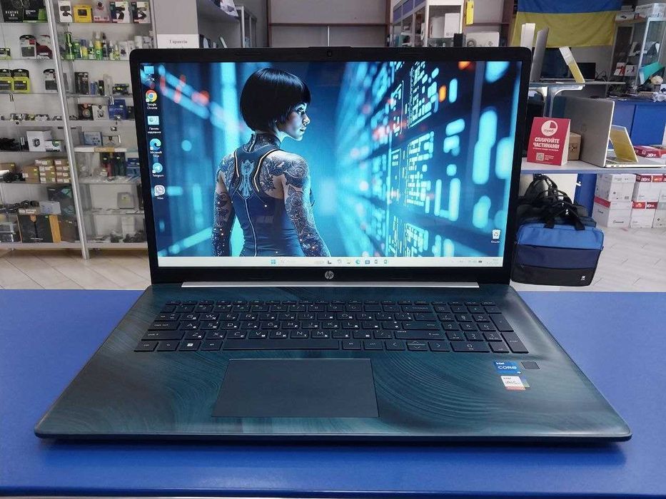 ТОП клас | Ноутбук ІГРОВИЙ HP 17-cn2008ds (потужний, 10-ядер, Вк.-4Gb) Сенсорний, ГАРАНТІЯ!
