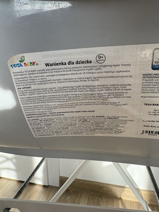 Wanienka dla nienowlaka TegaBaby