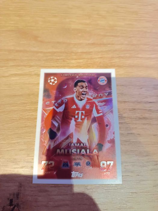 Karta Topps Match Attax Jamal Musiala Bayern Monachium Limited Edition