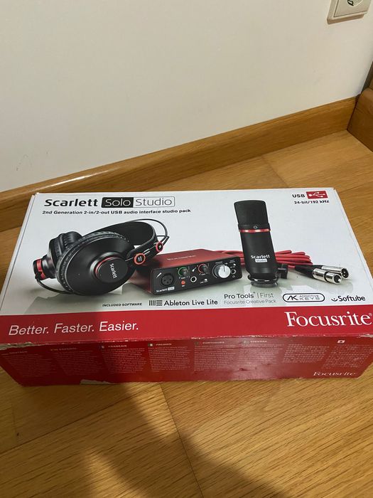 Scarlett solo studio 2 geração