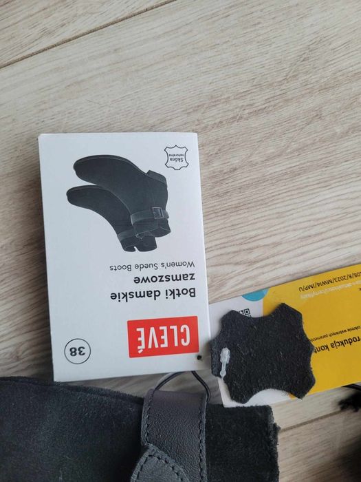 Botki ze skóry naturalnej r.38