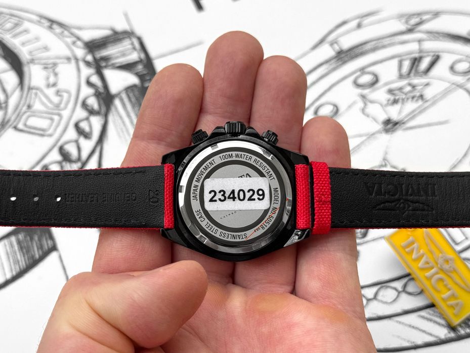 Годинник Invicta SPEEDWAY MONTECARLO 50518 Chronograph 40 мм. 100 MT.