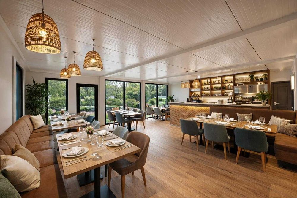 kontener pawilon biurowy handlowy  restauracja gastronomiczny