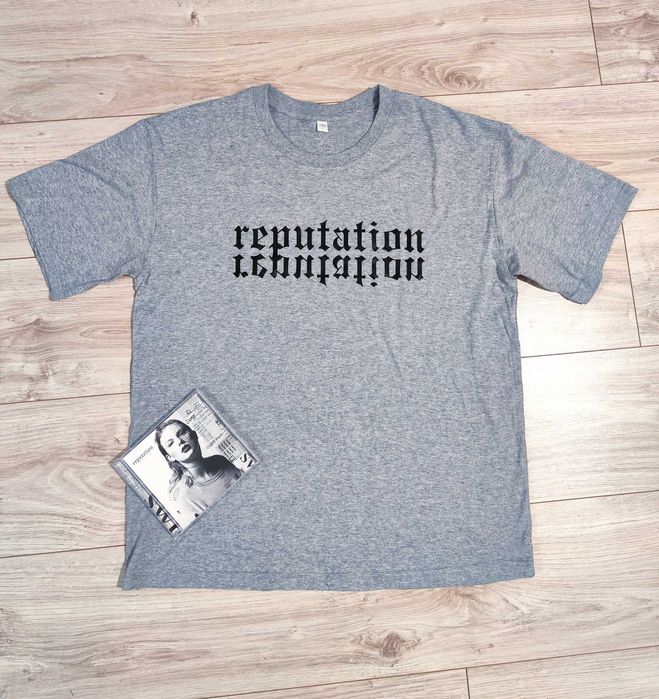 Szary tshirt Taylor Swift Reputation