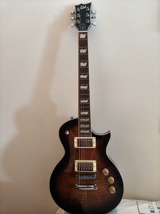 Guitarra ESP LTD EC-256 FM Dark Brown Sunburst