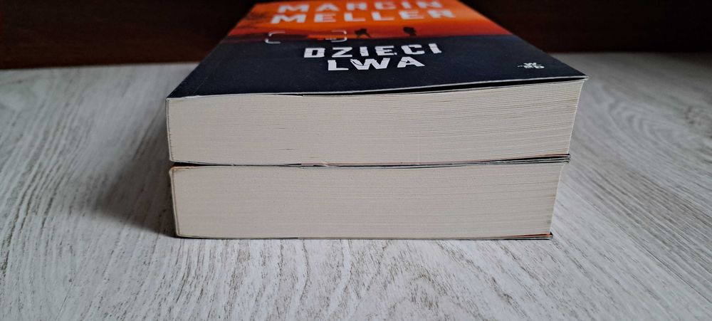 2x Marcin Meller Czerwona Ziemia + Dzieci Lwa   JAK NOWE